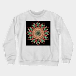 Kaleidoscope pattern Crewneck Sweatshirt